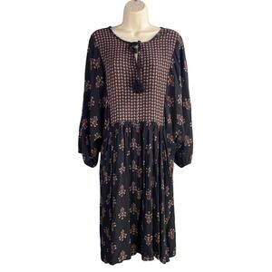 Knox Rose Dress XXL Long Sleeve Floral Boho‎ Chic Cottage Peasant Fairy Grunge